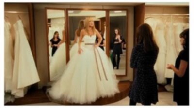 Vera Wang bröllopsduellen klänning
