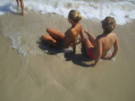 topless på stranden topless på stranden