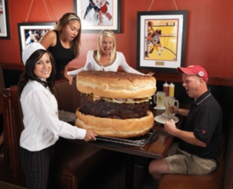 Enorma hamburgaren